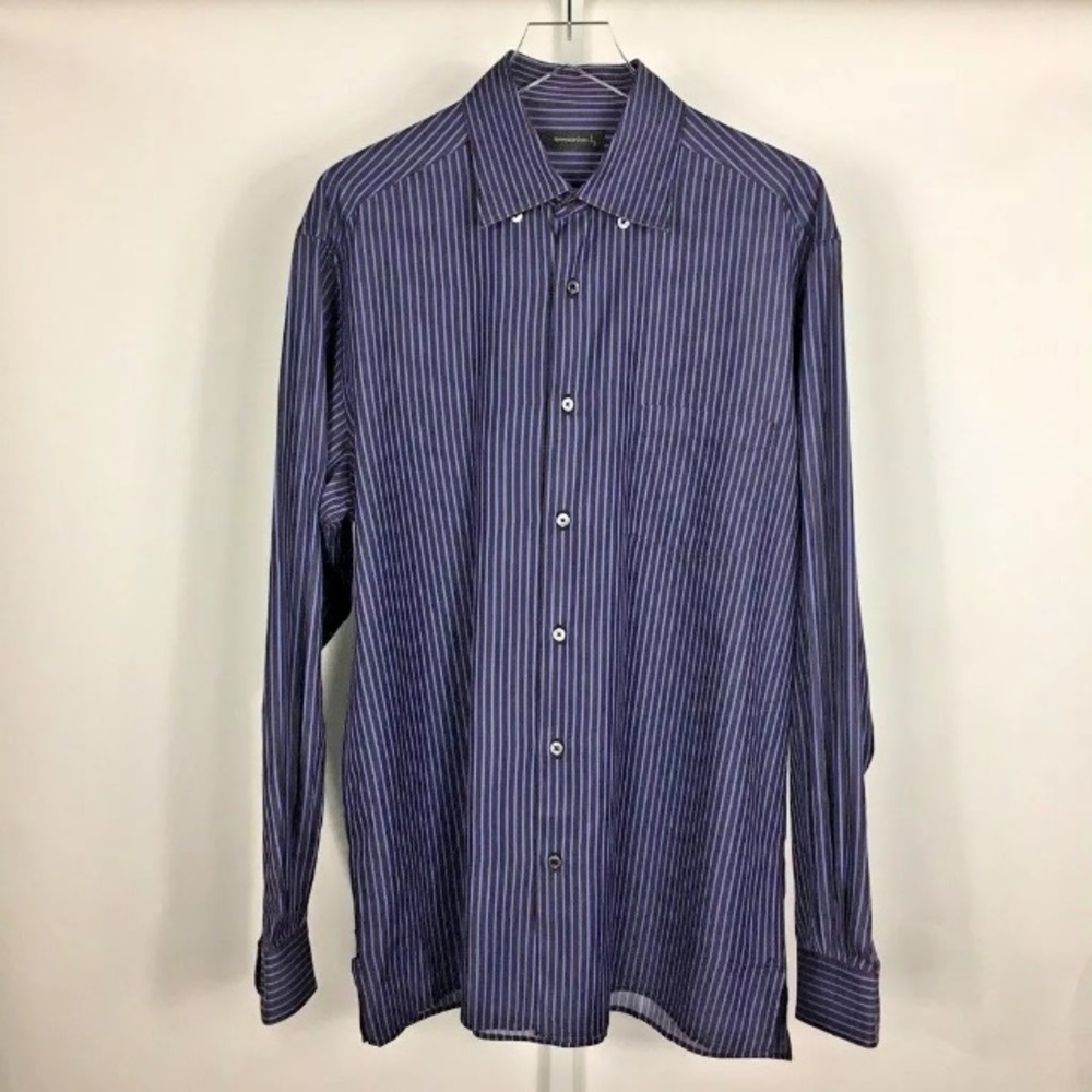 Ermenegildo Zegna Men’s Dress Shirt Italy Size L
